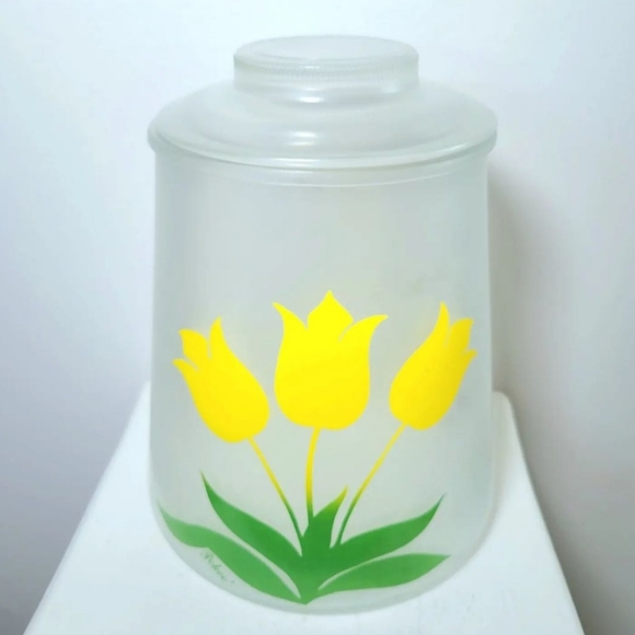 60's Bartlett Collins Tulip Pokee Cookie Jar - Picture 3 of 5